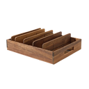 Viral Acacia Wood Lid Organizer