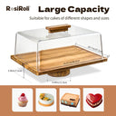 Acacia Wood Cake Stand 2in1