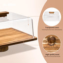 Acacia Wood Cake Stand 2in1