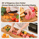 Viral 3FT Acacia Charcuterie Board