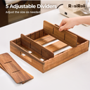 Viral Acacia Wood Lid Organizer